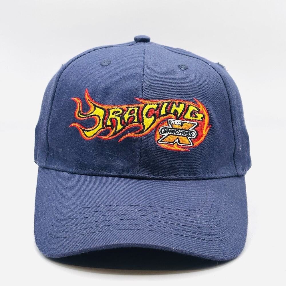 Vintage WSA Snocross Hat Cap Snowmobile Racing Games SnapBack